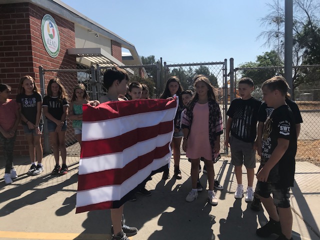 iLEAD Agua Dulce Flag Ceremony