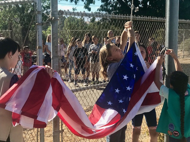 iLEAD Agua Dulce Flag Ceremony