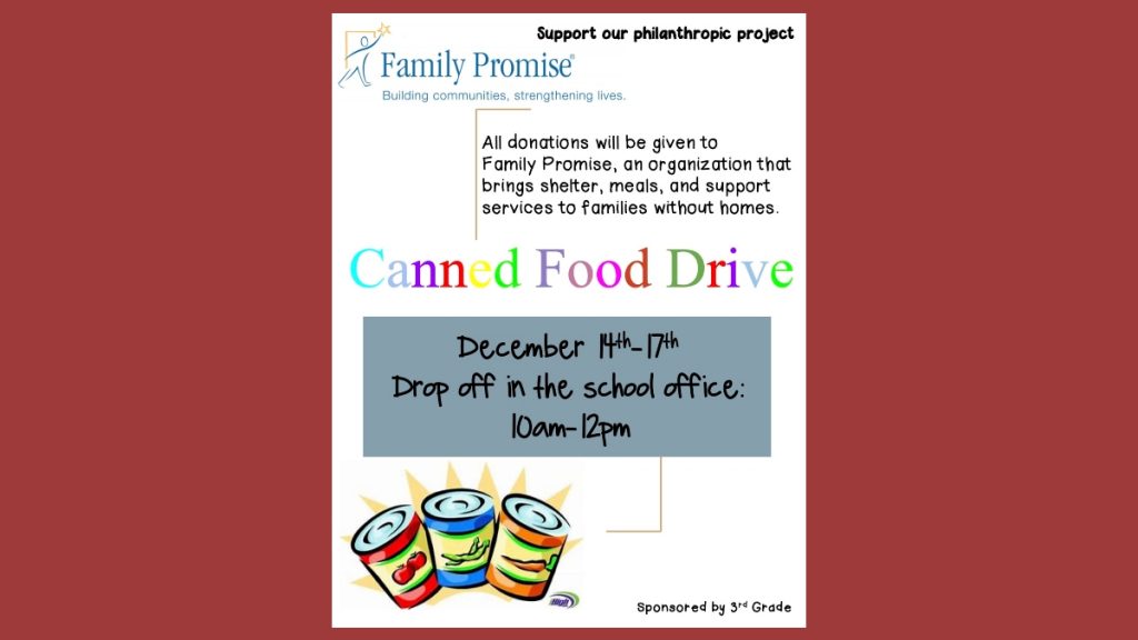 iLEAD Agua Dulce canned food drive